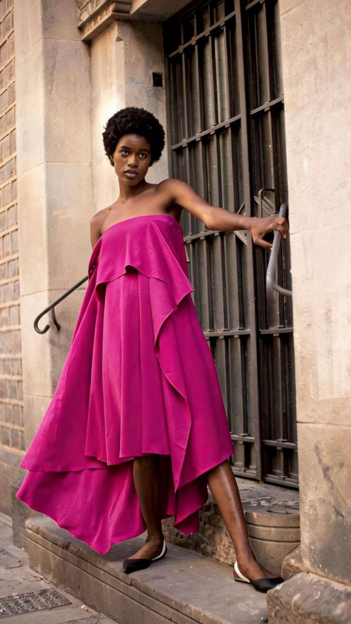 FREE TRANSFORM DRAPING DRESS – One Size