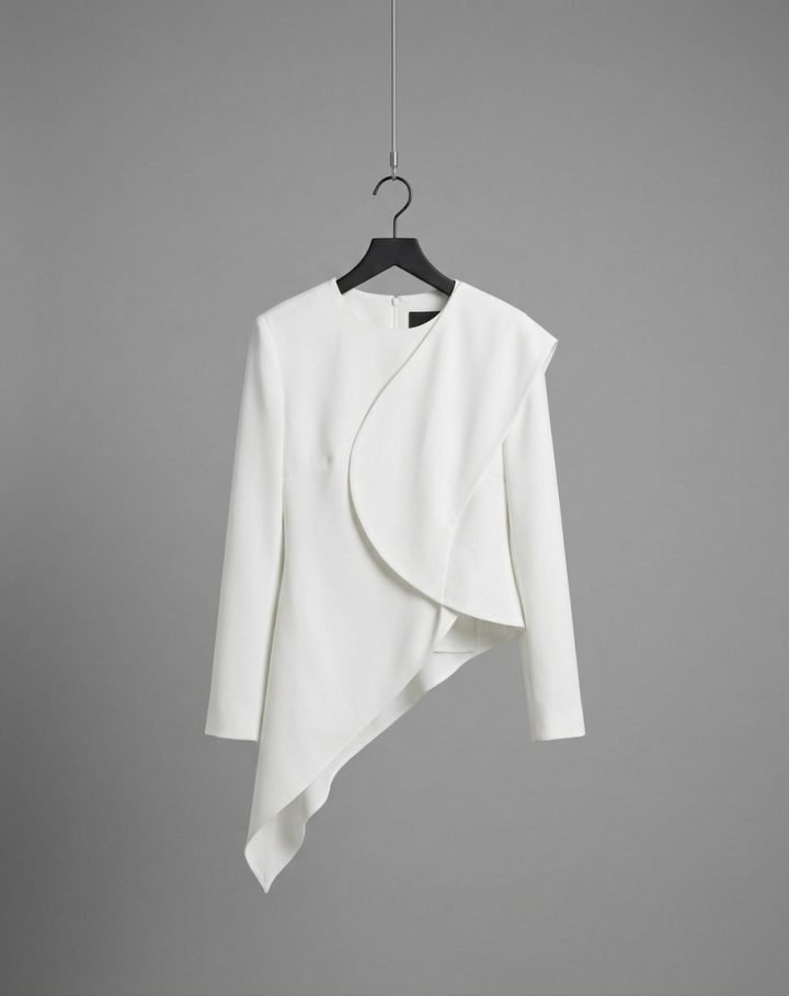 Long Sleeve Asymmetrical FLOW blouse